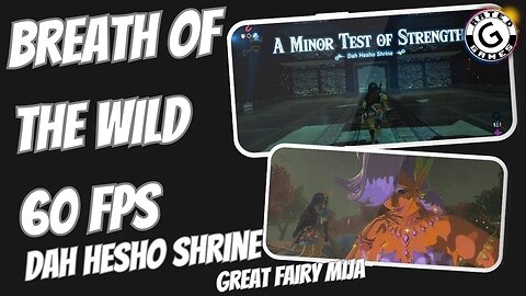Breath of the Wild 60fps - Dah Hesho Shrine and Great Fairy Mija