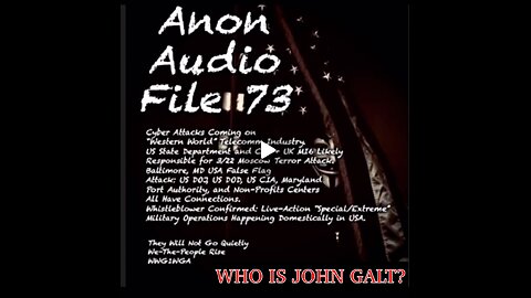 SGANON W/ AUDIO FILE #73 BALTIMORE, KATE, MOSCOW & MORE TY JGANON