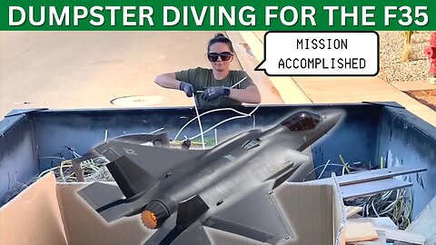 Looking for the Lost F-35 Jet In A Dumpster