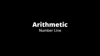 The Number Line | Arithmetic