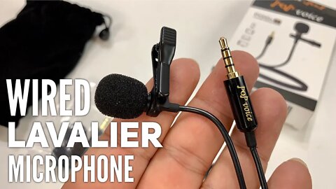 Wired Lavalier Lapel Microphone for IPhone by PoP Voice Review