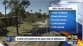4,000 students in ASU data breach