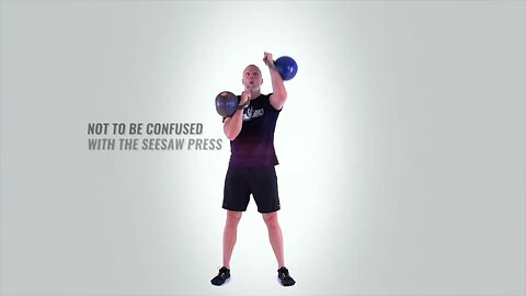 Alternating Kettlebell Shoulder Press