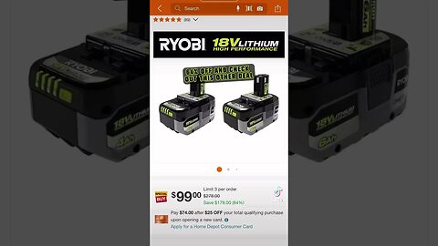 RYOBI DEALS At Home Depot!