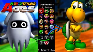 Mario Tennis Aces - How to Unlock The SECRET CHARACTERS!