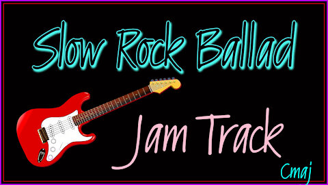 484 Slow ROCK BALLAD Backing Track