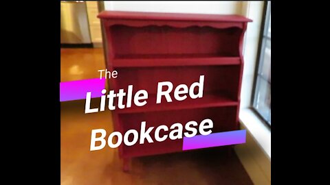 Little Red Bookcase - Upscale Furniture