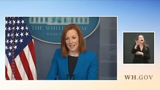 Psaki Admits Biden Wearing A Mask On A Zoom Call Is For Show