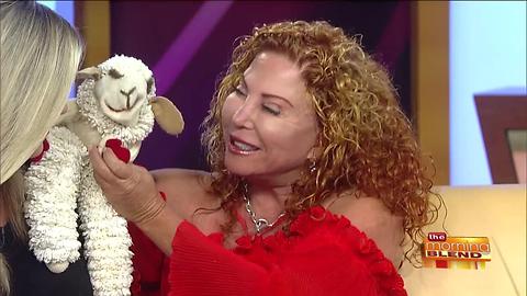 Mallory Lewis and Lamb Chop