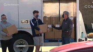 Akron Canton Foodbank truck helps distribute food to neighborhoods in need