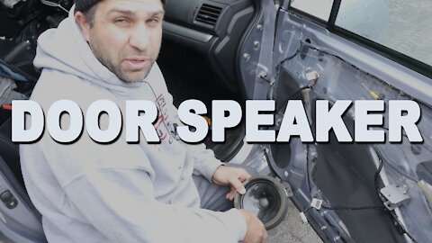 How To Remove a Passenger Door Speaker - 2013 Subaru Impreza