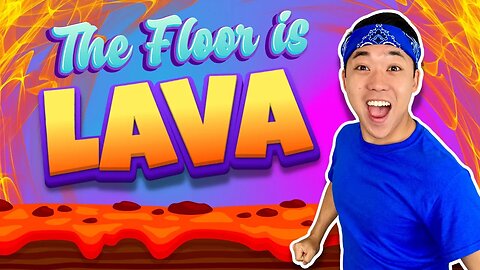 🌋 FLOOR IS LAVA Funny Kids Workout | Brain Break | GoNoodle Inspired