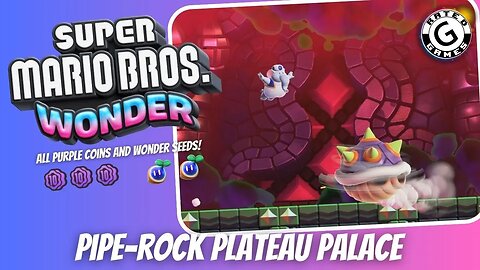 Super Mario Bros Wonder - Pipe-Rock Plateau Palace