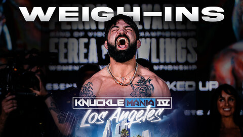 BKFC KNUCKLEMANIA IV Weigh In