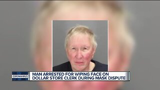 Man charged with assault & battery after allegedly wiping face on Michigan store clerk