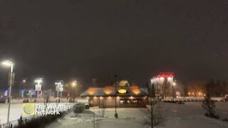 Timelapse: Prairie snow covers everything in sight