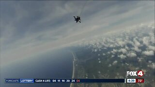 Couple has skydiving gender reveal