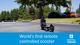 Say hello to the world's first remote-controlled scooter