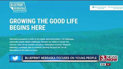 Blueprint Nebraska focuses on young people to keep providing the good life in the Cornhusker State