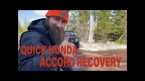 Quick Honda Accord Recovery