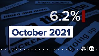 Inflation continues to strain economy as US consumer prices soared 6.2% in past year