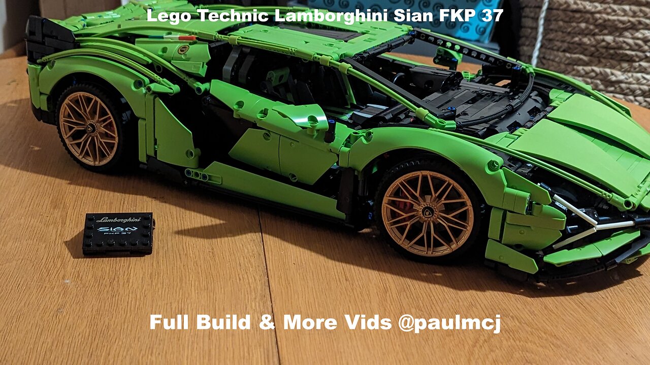 Lego Technic 42115 Lamborghini Sian FKP 37 Detailed Build Review