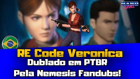 Mais um jogo DUBLADO no PS2! Resident Evil Code Veronica X pela Nemesis Fandubs!