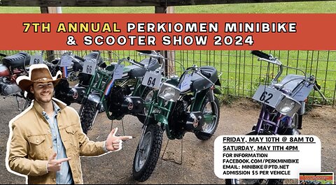 7th Annual Perkiomen Minibike Scooter Show 2024 | Stufftodo.us