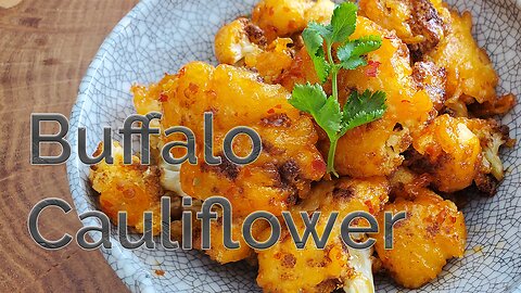 SUPER EASY Buffalo Cauliflower