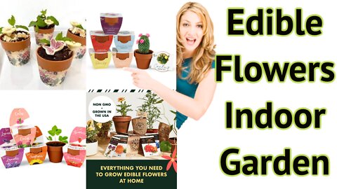 #Edible_Flowers_Indoor_Garden