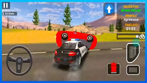 Police Car Chase Cop Simulator 2022 police chase, randomly crash #10