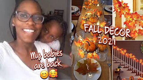 DAY IN MY LIFE VLOG: My Babies are finally here | Fall Dining Room Makeover