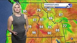 Dry and hot throughout the weekend before a major July 4th heat wave