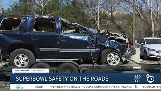 Authorities emphasize road safety, awareness over Super Bowl weekend