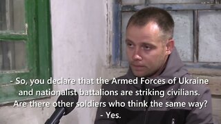 Ukrainian POW tells about atrocities committed by nationalist battalions