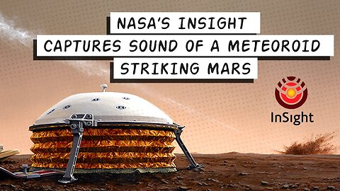 Breaking News: Meteoroid Collision on Mars - Exclusive Footage by NASA's InSight Lander!