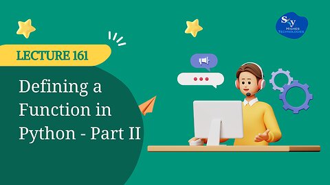 161. Defining a Function in Python - Part II | Skyhighes | Data Science