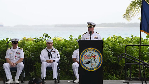 NSF Diego Garcia Change of Command Ceremony