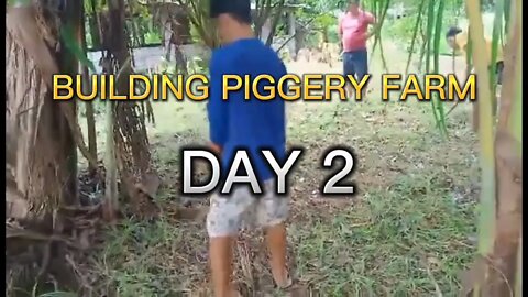 BUILDING PIGGERY FARM Day 2: PAGTATABAS SA NABILING LUPA // Katas ng Taiwan - Aron Sedanto Vlog
