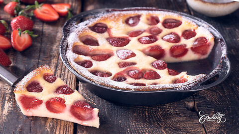 Strawberry Yogurt Clafoutis - Easy and Quick Recipe