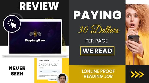 PAYINGBEE 🔞 Get Paid for ProofReading, Online Proof Reading JobsThat Pay $30 Per Hour