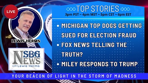 MICHIGAN TOP DOGS SUED FOR ELECTION FRAUD | FOX NEWS TELLING THE TRUTH? | WHICH 5G IS THE BAD KIND?