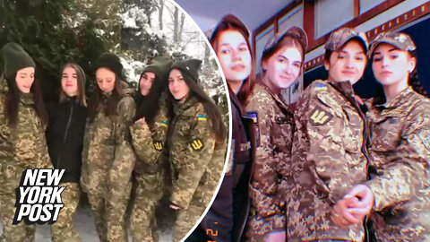 Meet Ukraine's gun-toting female soldiers fighting the propaganda war with Russia