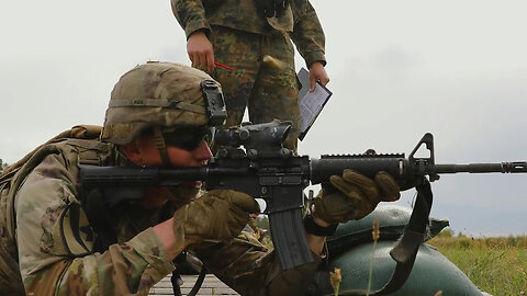 B-Roll: 1-9 Cavalry participate in German weapons qualification alongside NATO partners