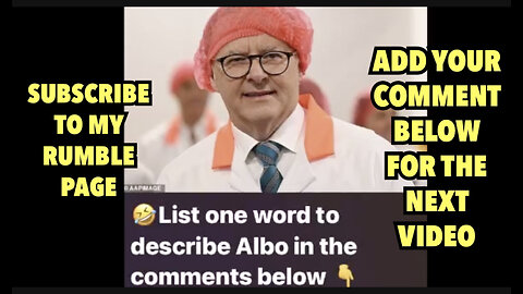 COMMENT COMPILATION : One Word to Describe Anthony Albanese