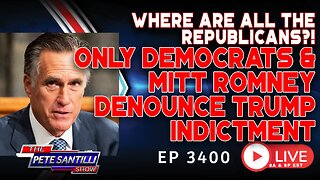 REPUBLICANS REMAIN SILENT - ONLY DEMOCRATS & MITT ROMNEY DENOUNCE TRUMP INDICTMENT | EP 3400-8AM