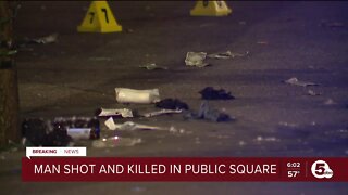 Man shot, killed in Public Square