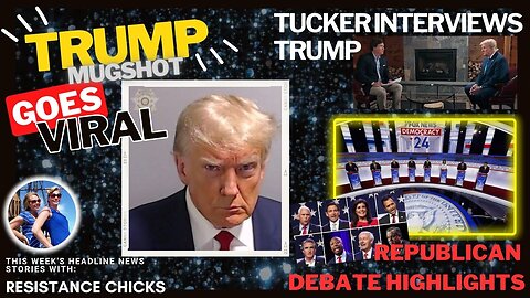 Trump's Mugshot Goes Viral; Republican Debate Highlights Headline News 8/25/23