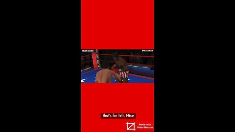 Rocky Balboa Vs Apollo Creed (Rocky Psp)