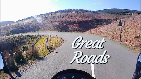 ASMR Motorcycle relaxation: Sweeping along the great roads of the beautiful Scottish borders